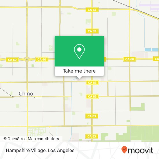 Mapa de Hampshire Village