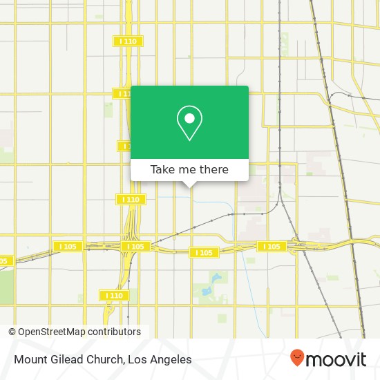 Mount Gilead Church map