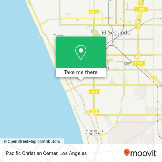 Pacific Christian Center map