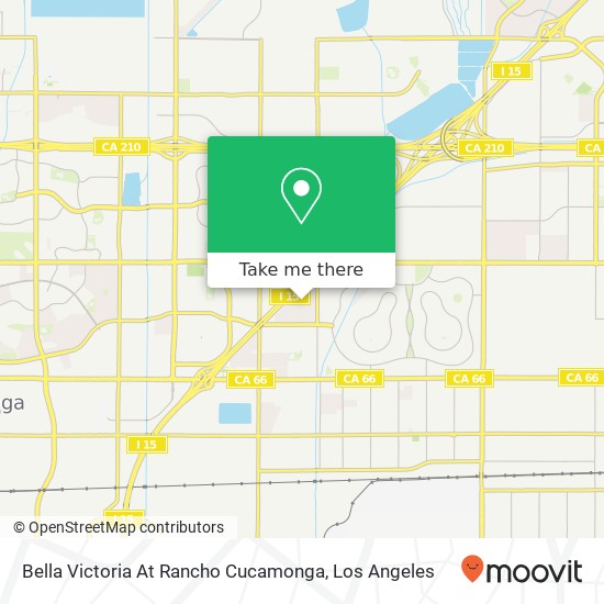 Bella Victoria At Rancho Cucamonga map