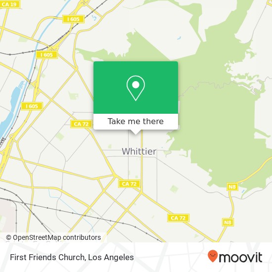 First Friends Church map
