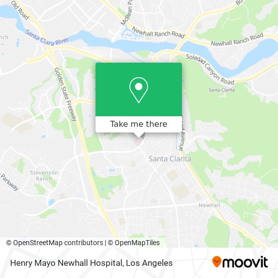 Henry Mayo Newhall Hospital map