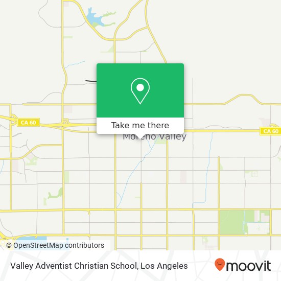 Valley Adventist Christian School map