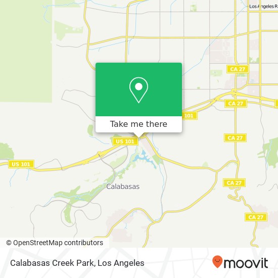 Mapa de Calabasas Creek Park