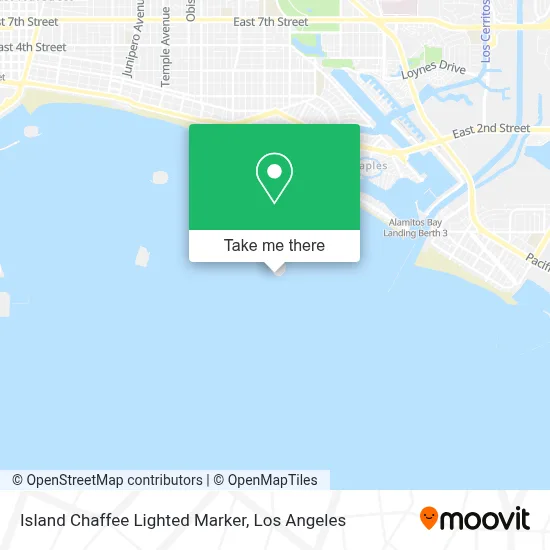 Island Chaffee Lighted Marker map