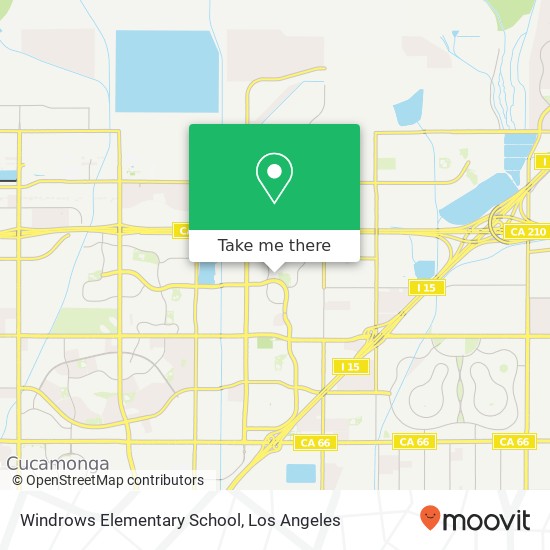 Windrows Elementary School map