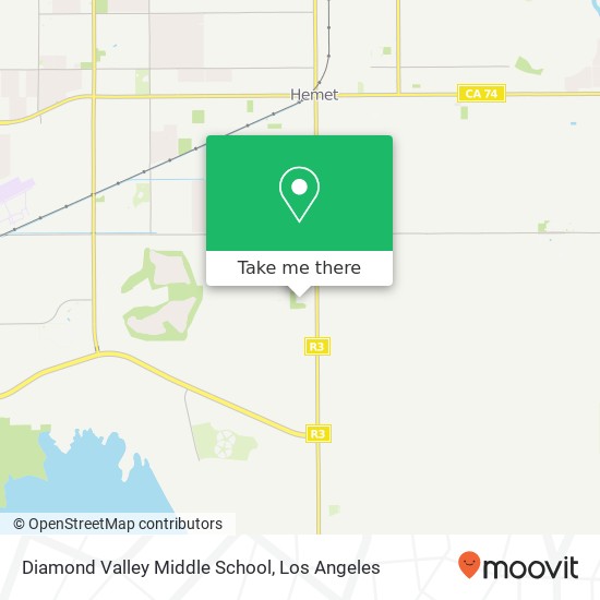 Mapa de Diamond Valley Middle School