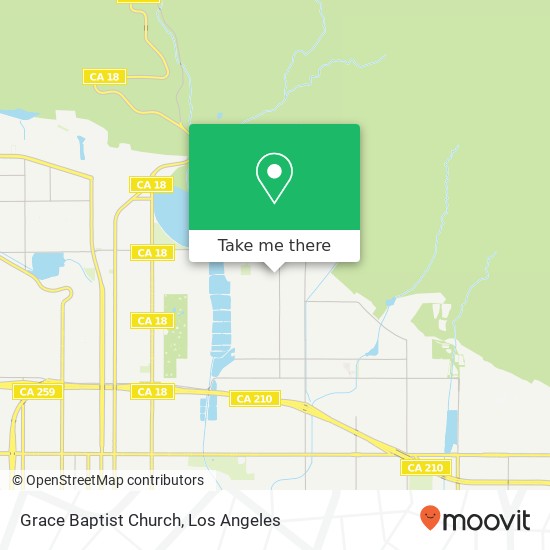 Grace Baptist Church map