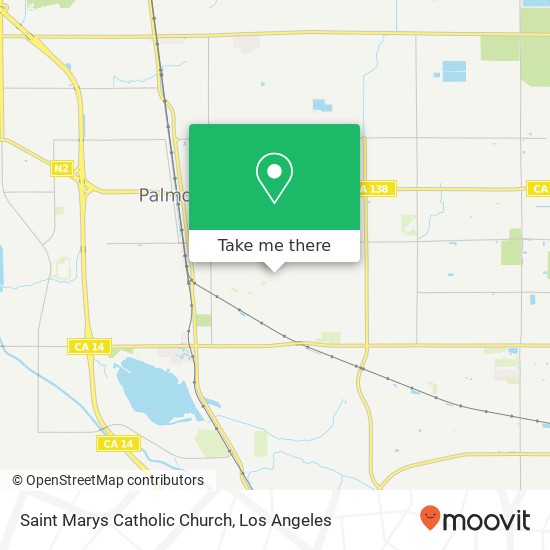 Saint Marys Catholic Church map