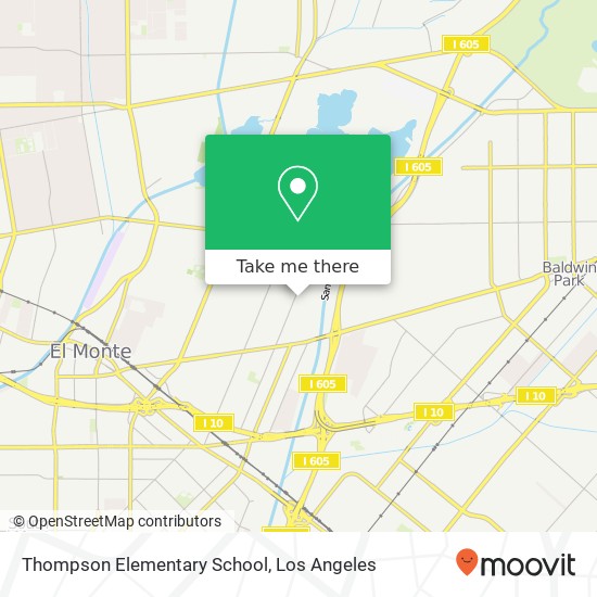 Thompson Elementary School map