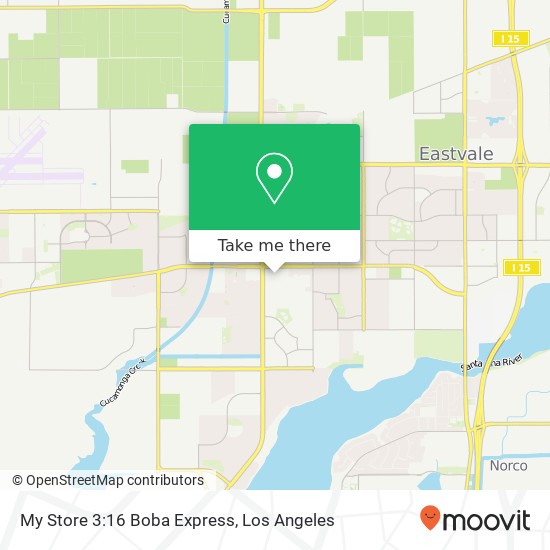 Mapa de My Store 3:16 Boba Express