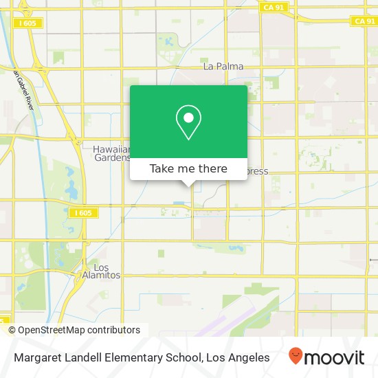 Margaret Landell Elementary School map