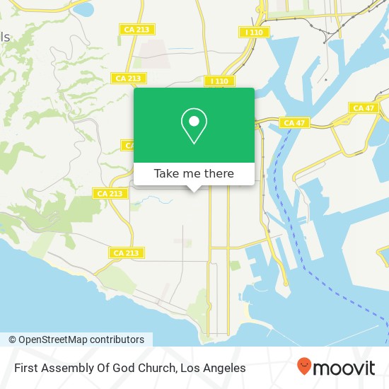 First Assembly Of God Church map