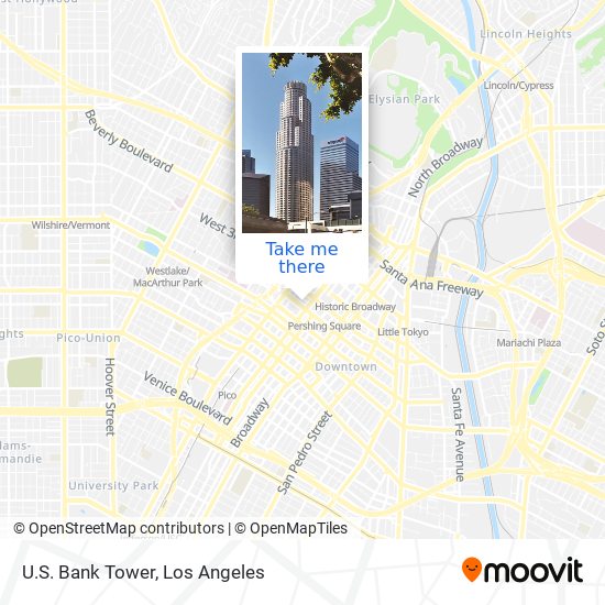 U.S. Bank Tower map