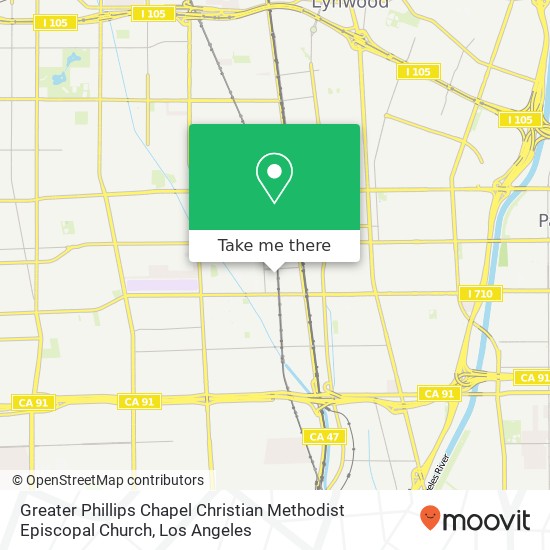 Greater Phillips Chapel Christian Methodist Episcopal Church map