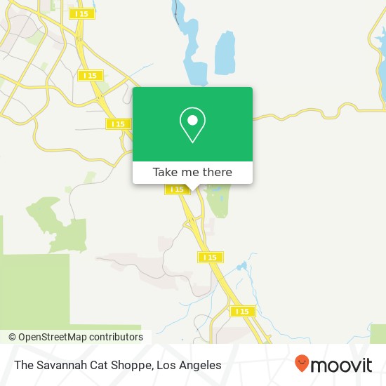 The Savannah Cat Shoppe map