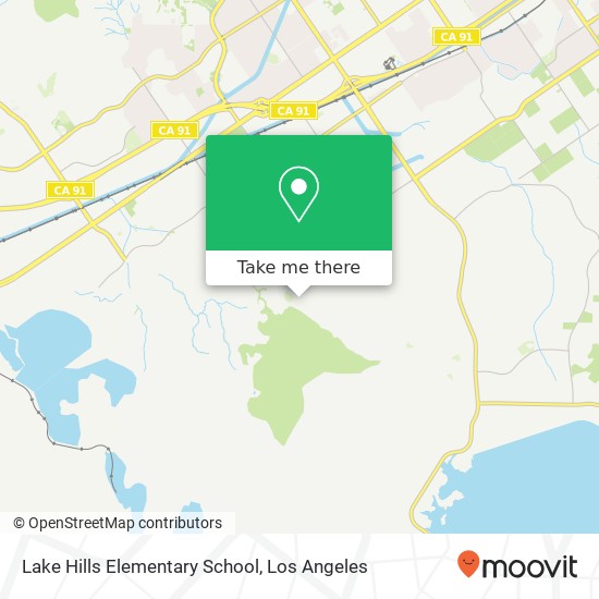 Lake Hills Elementary School map