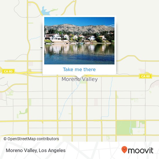 Moreno Valley map