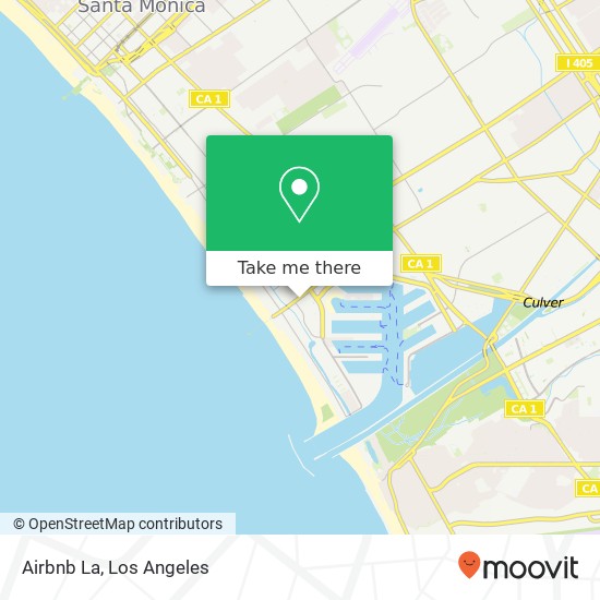 Mapa de Airbnb La