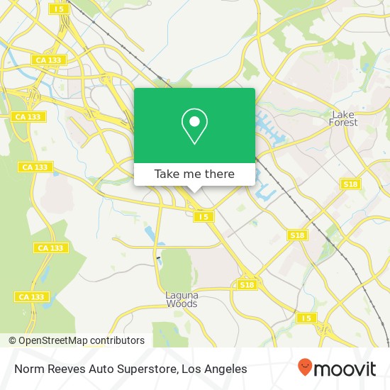 Mapa de Norm Reeves Auto Superstore