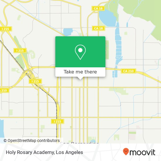 Holy Rosary Academy map