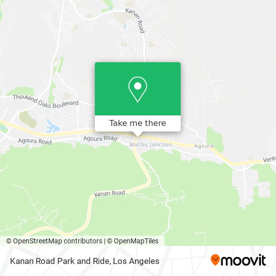 Kanan Road Park and Ride map