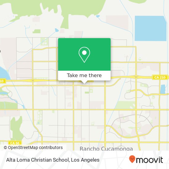 Mapa de Alta Loma Christian School