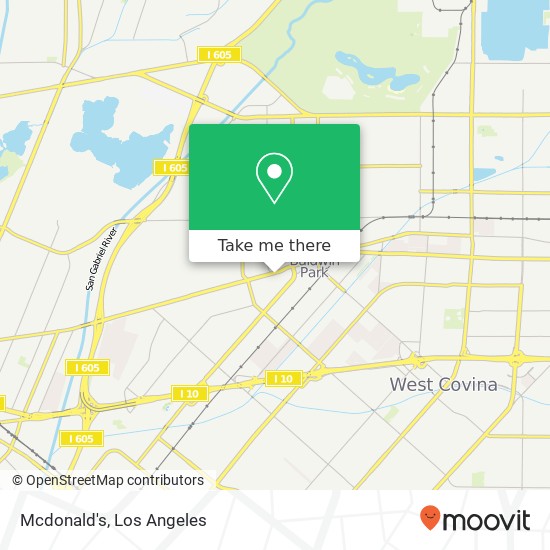 Mcdonald's map