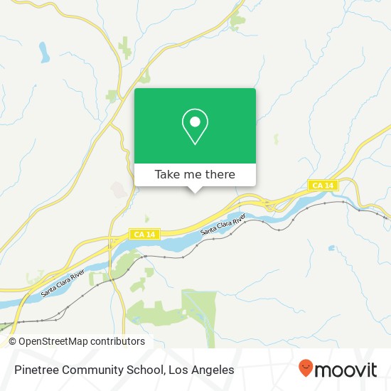 Pinetree Community School map