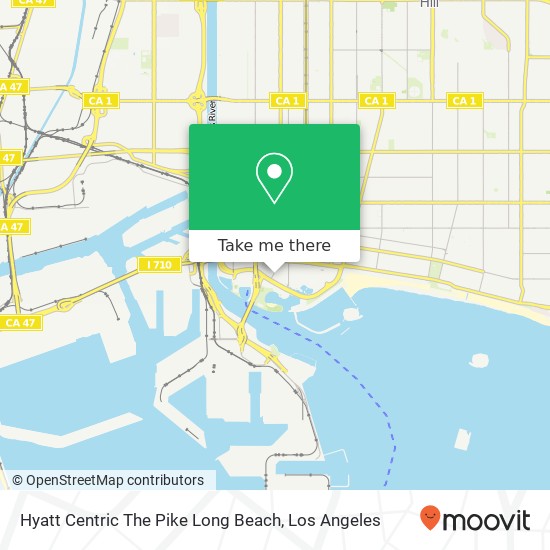 Mapa de Hyatt Centric The Pike Long Beach