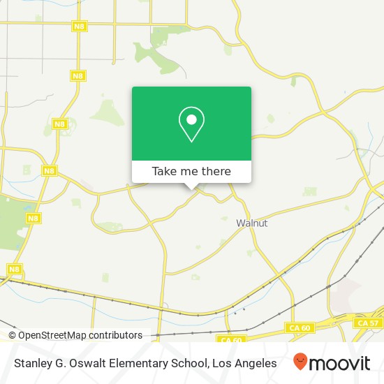 Mapa de Stanley G. Oswalt Elementary School