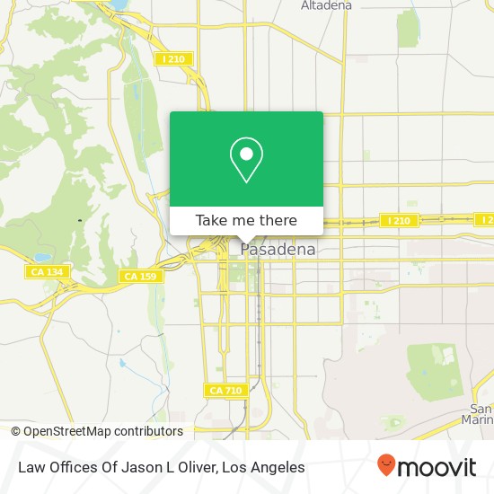Mapa de Law Offices Of Jason L Oliver