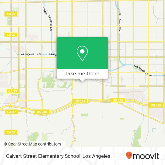 Mapa de Calvert Street Elementary School