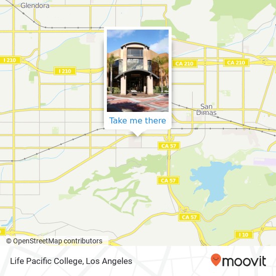 Life Pacific College map