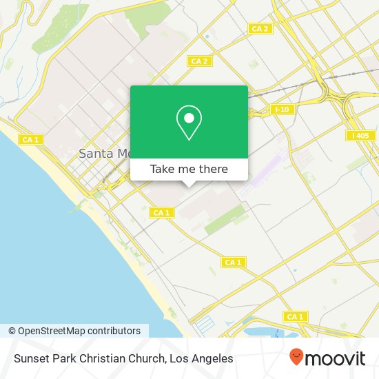 Mapa de Sunset Park Christian Church