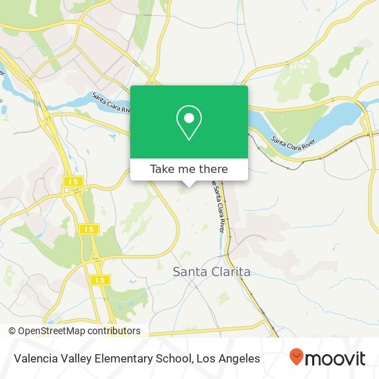 Valencia Valley Elementary School map