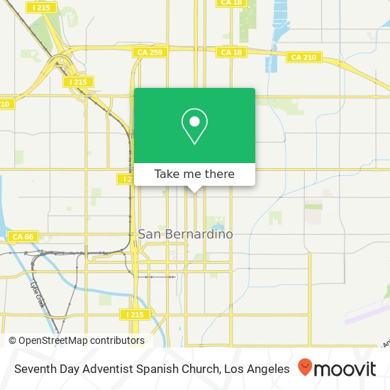 Seventh Day Adventist Spanish Church map