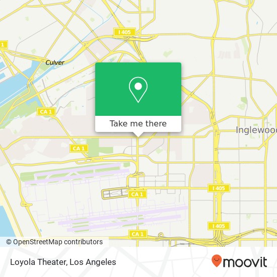 Mapa de Loyola Theater