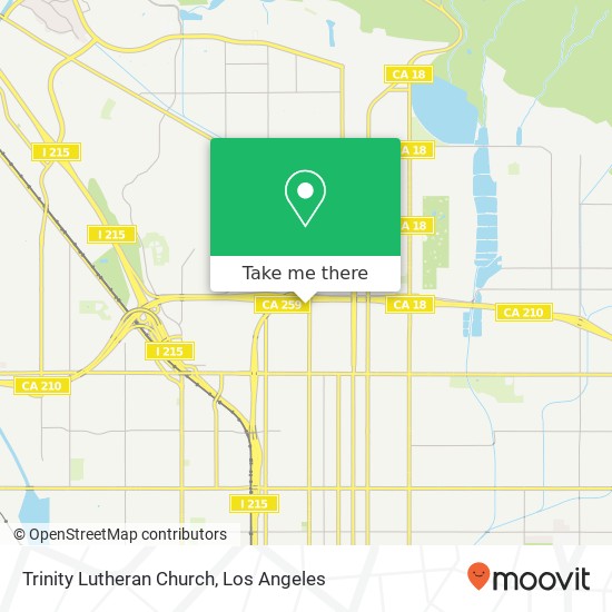 Mapa de Trinity Lutheran Church