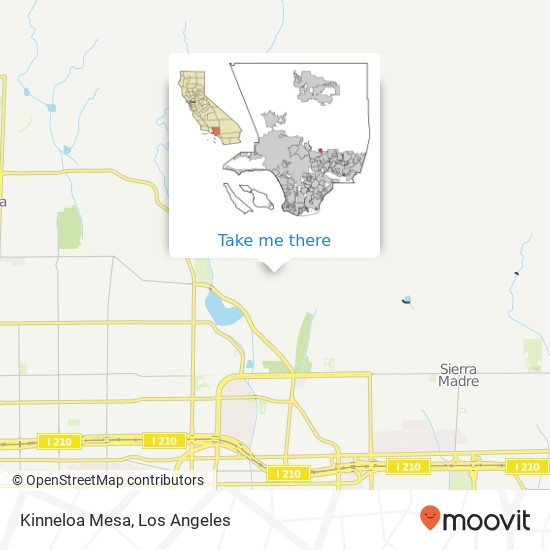 Mapa de Kinneloa Mesa