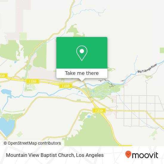 Mountain View Baptist Church map