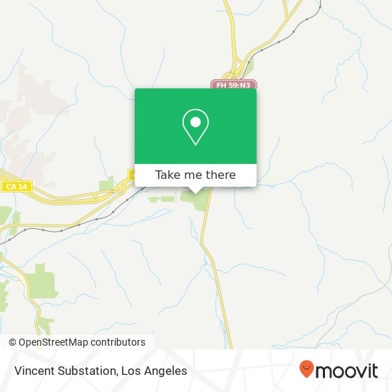Vincent Substation map