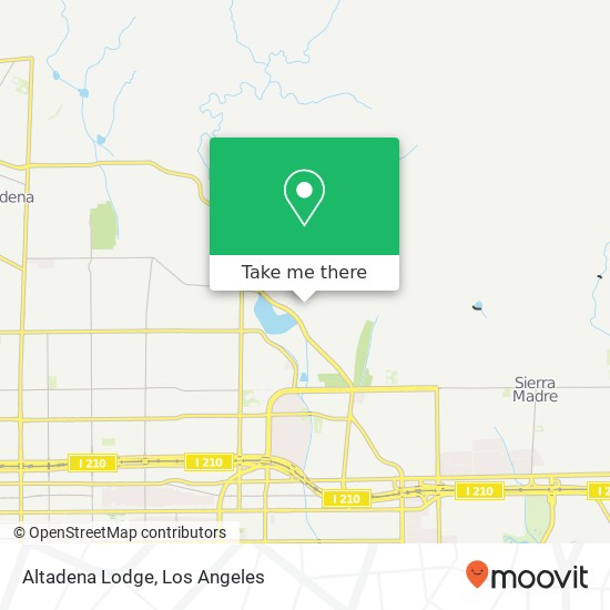 Altadena Lodge map