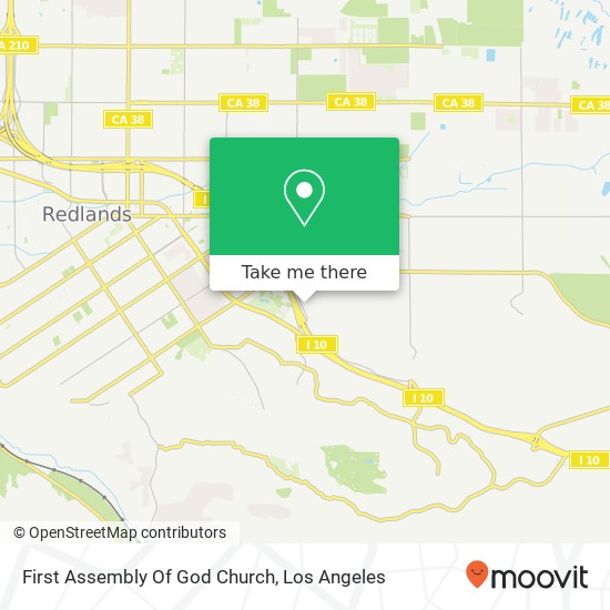 First Assembly Of God Church map