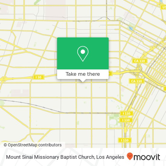 Mapa de Mount Sinai Missionary Baptist Church