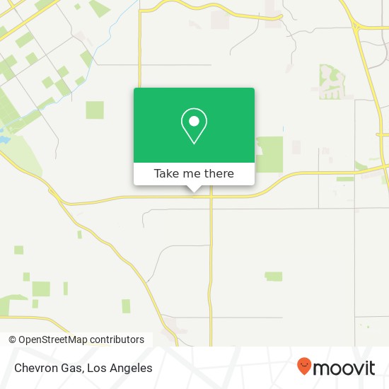 Mapa de Chevron Gas