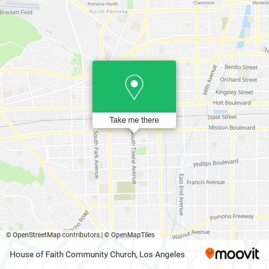 House of Faith Community Church map