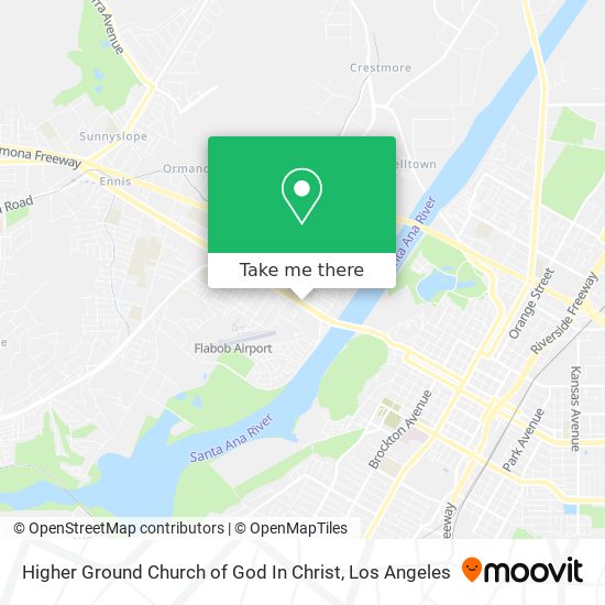 Higher Ground Church of God In Christ map
