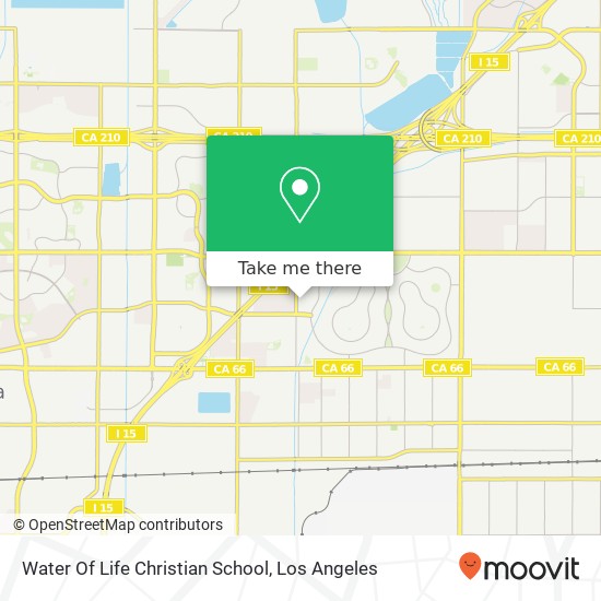 Water Of Life Christian School map