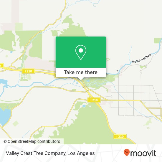 Valley Crest Tree Company map